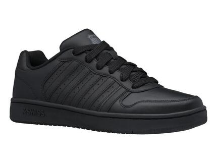 Chaussure de tennis K-SWISS Court Palisades en cuir noir pour homme