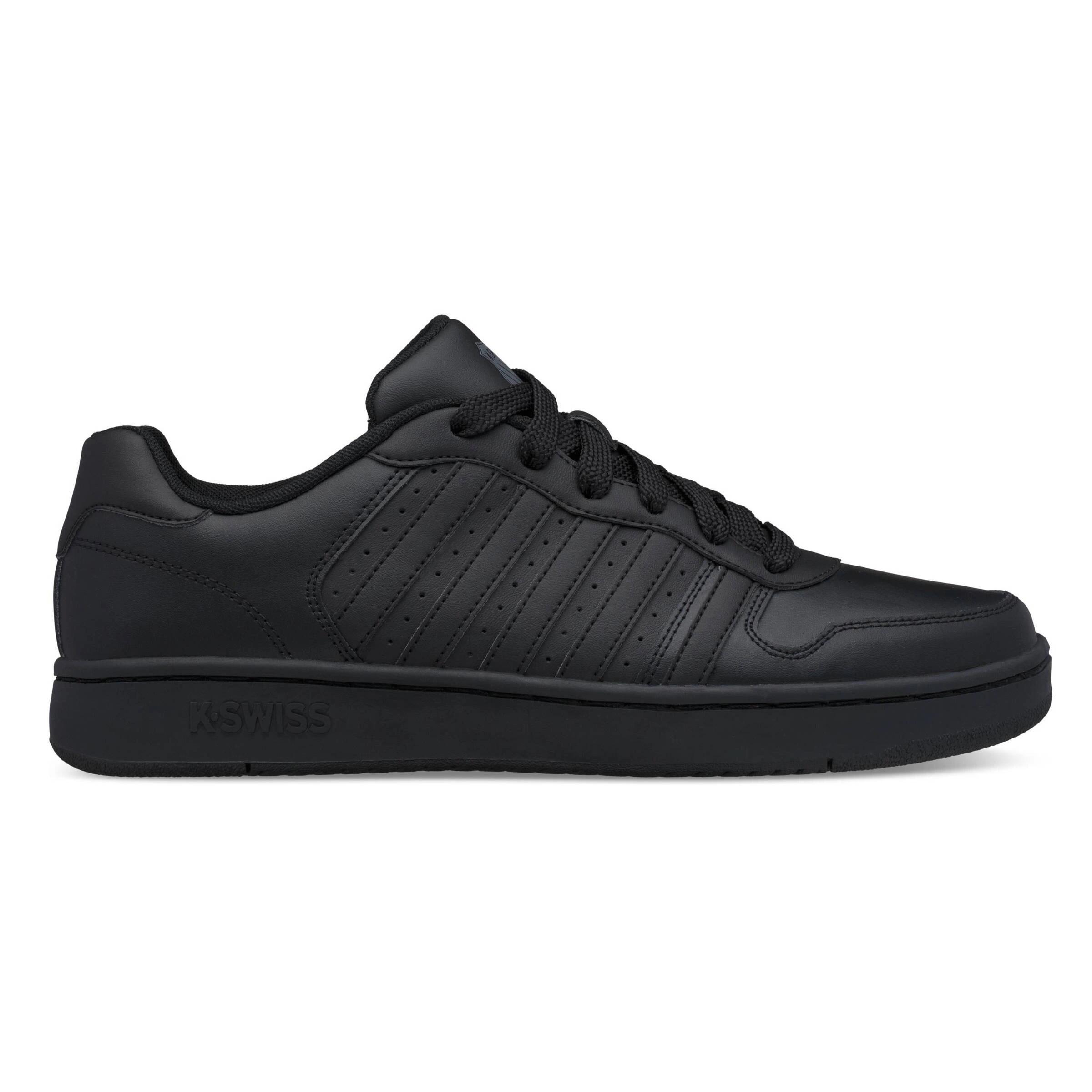 Chaussure de tennis K-SWISS Court Palisades en cuir noir pour homme 2/5