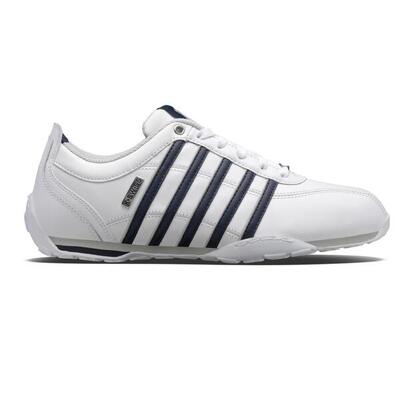 K-swiss herensneakers van leer, klassieke witte sportschoen