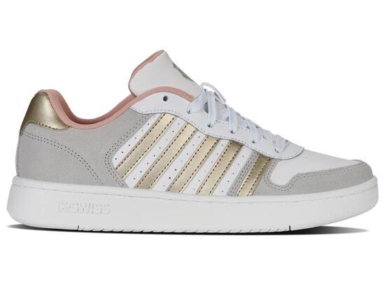 K-SWISS Court Palisades Low – witte sneakers, lage pasvorm, veter-slot
