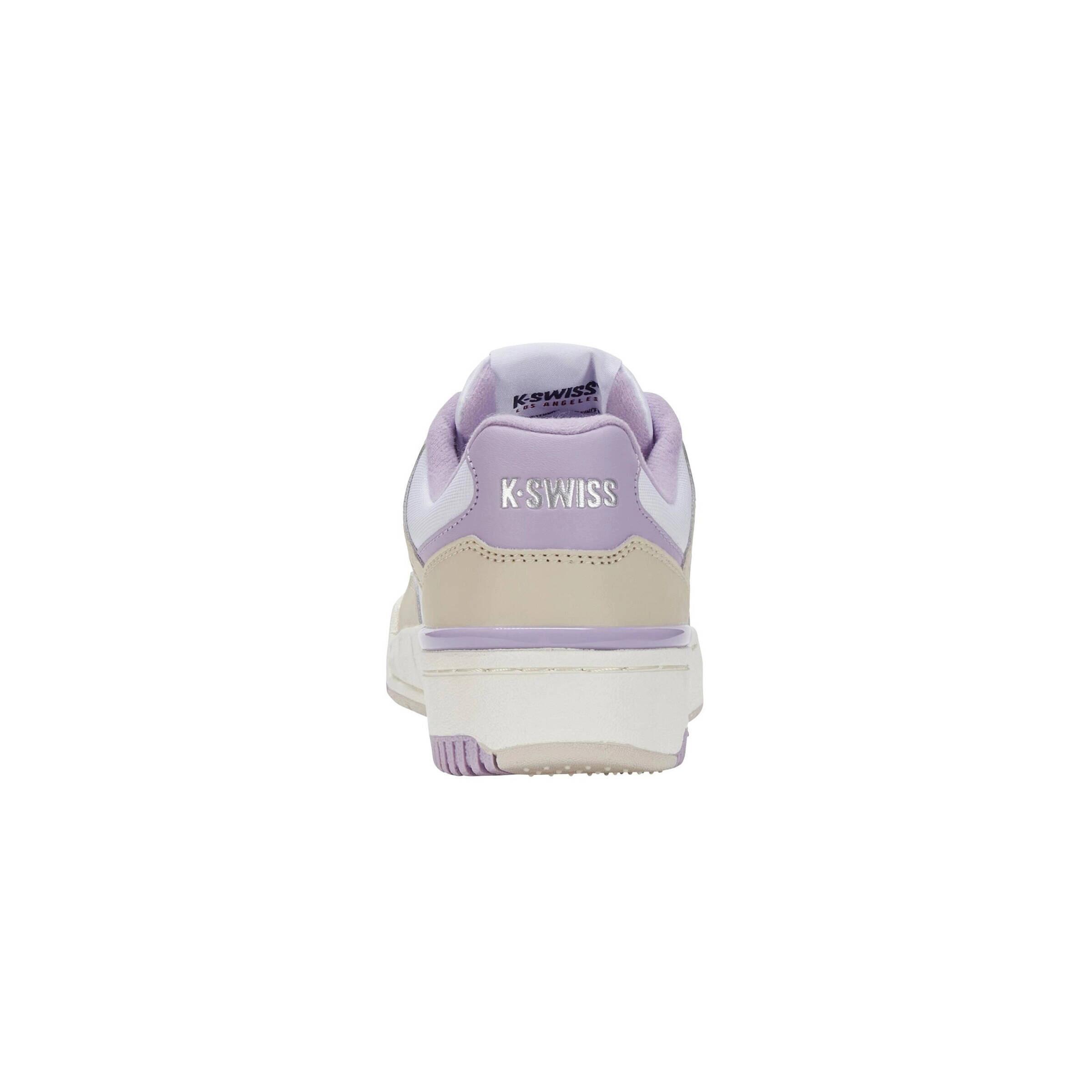 Zapatillas K-SWISS Match Pro LTH para mujer, low-tops de piel blanca 4/4