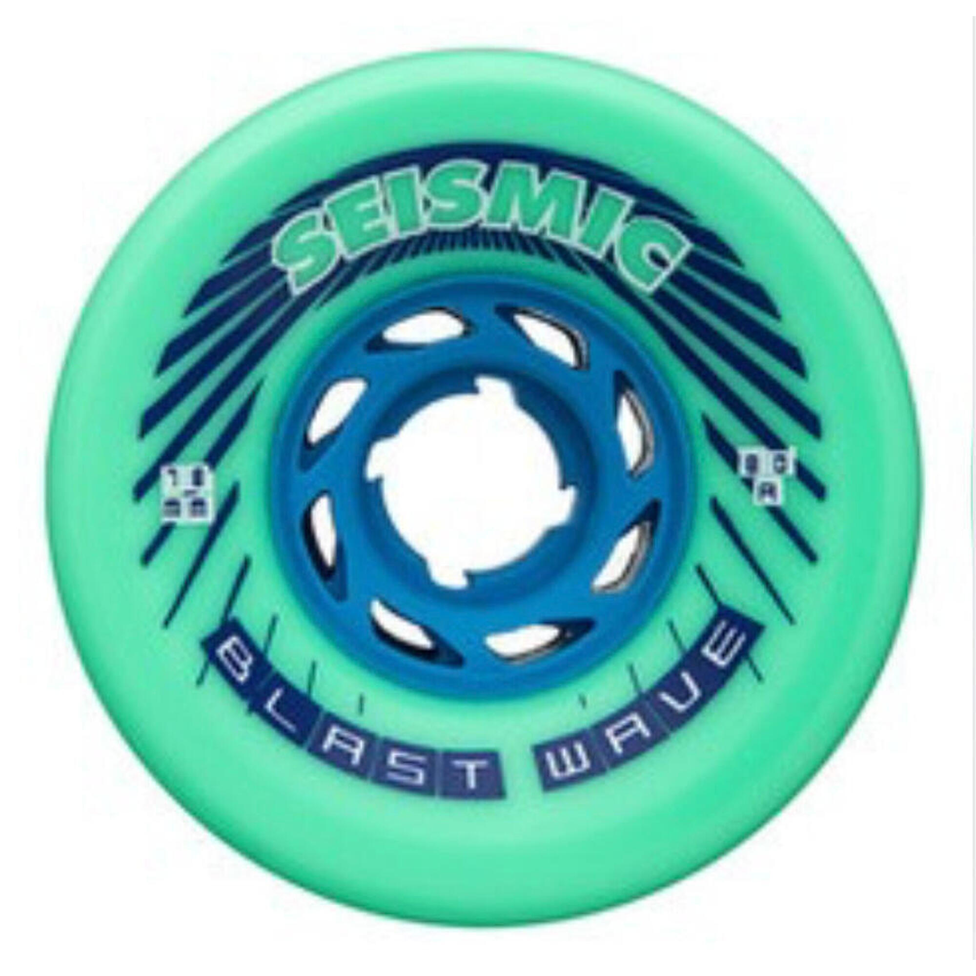 Seismic - Roues Skate Seismic Wheels Blast Wave 78x50mm 80a Mint Defcon Whbstwv 80a Defcon - Roue - Multicolore - No Size - Decathlon