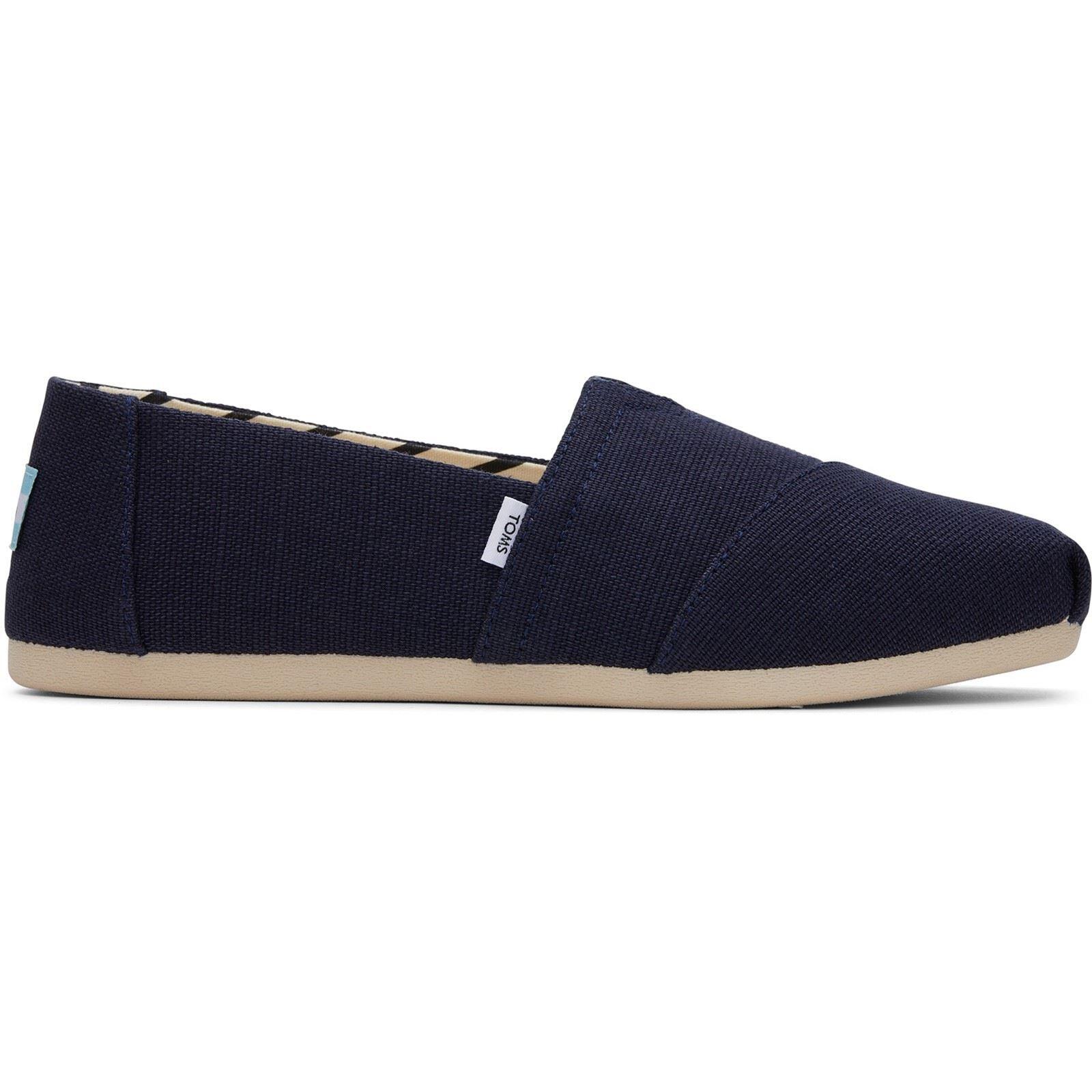 TOMS Alpargata Classic Cotton Women's Navy Espadrilles 6/6