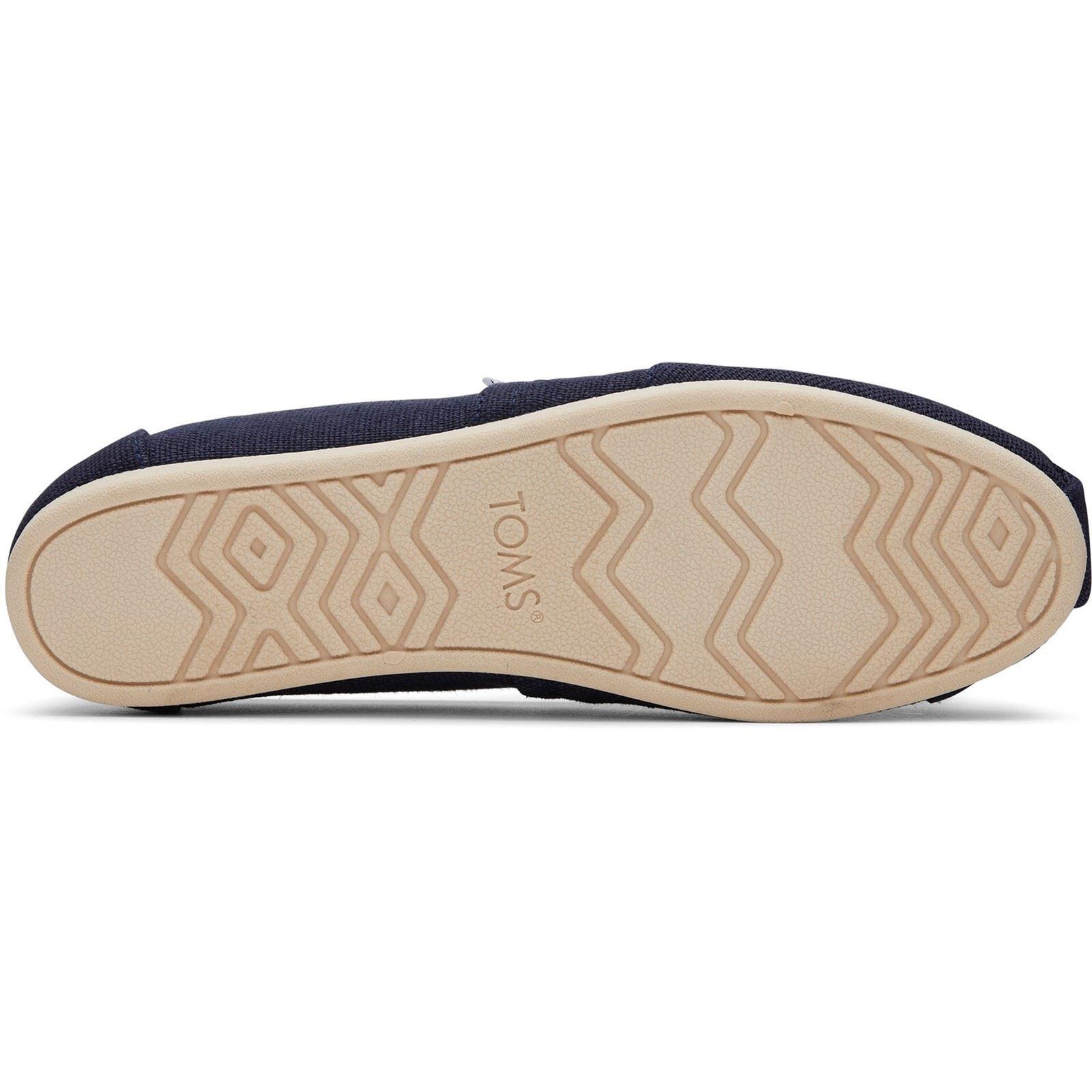 TOMS Alpargata Classic Cotton Women's Navy Espadrilles 4/6