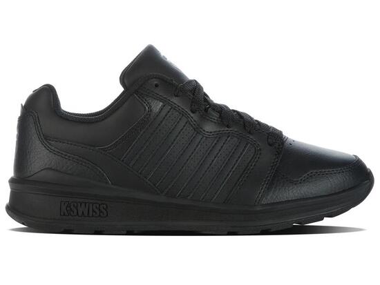 K-Swiss Rival Trainer low – lichte, zwarte sportschoenen met veter