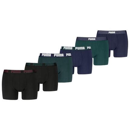 Puma boxers homme lot de 6 Green / Navy / Black