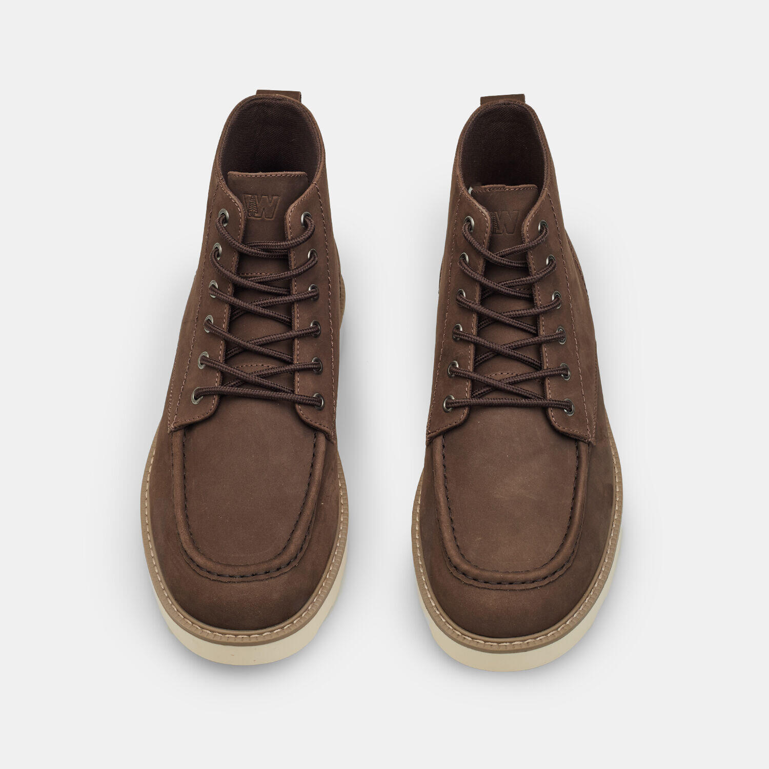 Bottine montante à lacets en cuir pour homme Weinbrenner 4/5