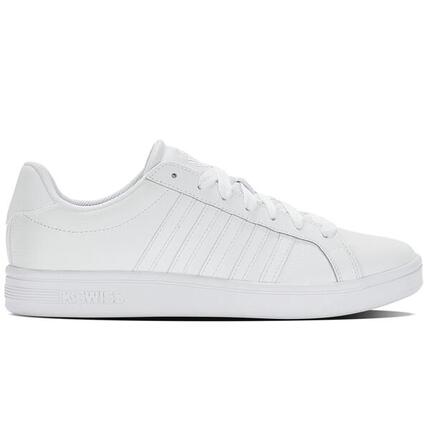 Chaussures K‑SWISS pour homme, blanches, coupe basse, à lacets