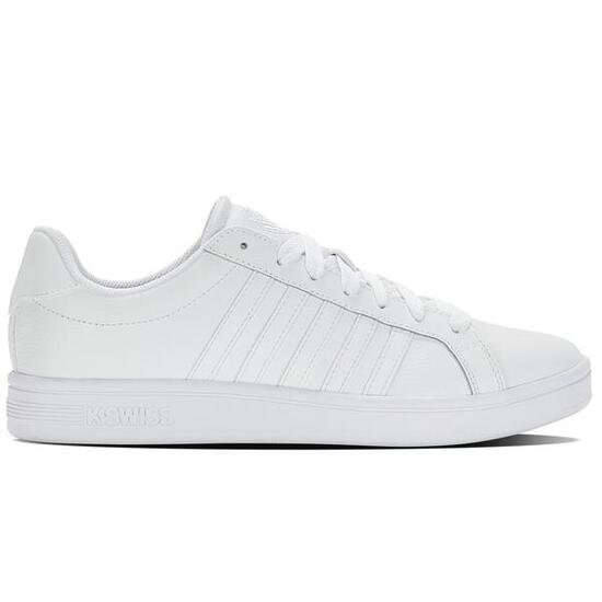 Chaussures K‑SWISS pour homme, blanches, coupe basse, à lacets