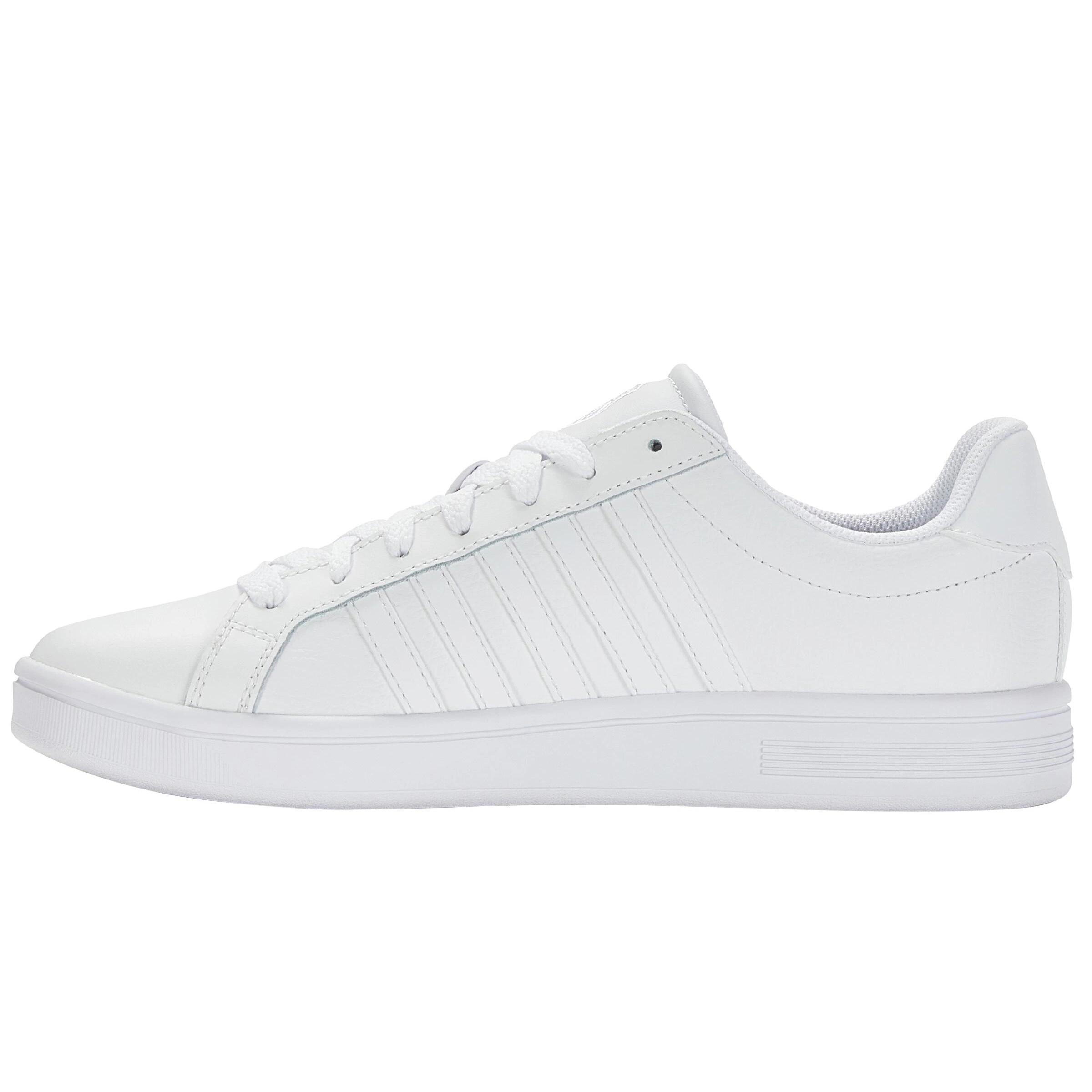 Zapatillas K‑SWISS para hombre, blancas, corte bajo, con cordones 4/4