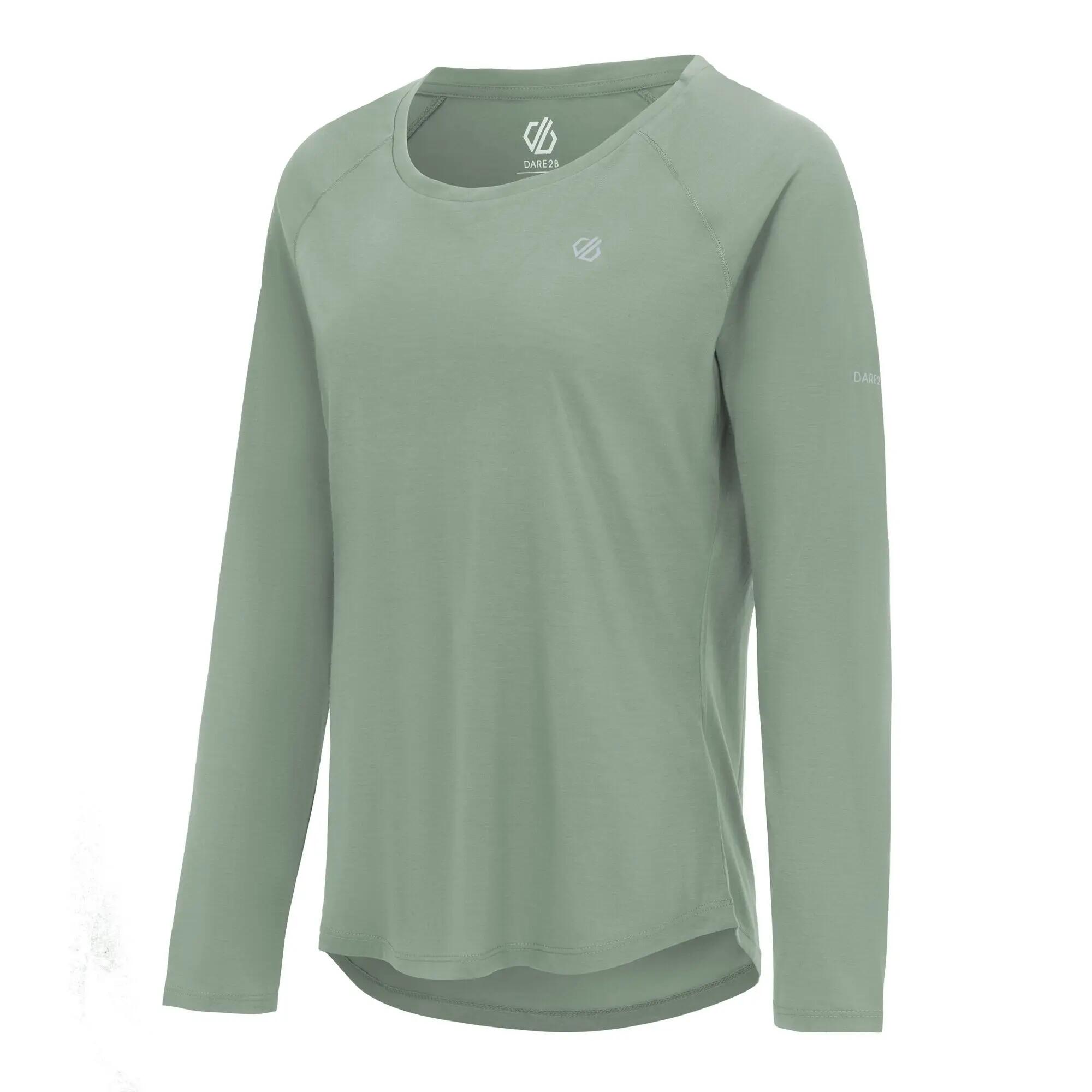 Tee Shirt Femme Dare 2B "SERENITY LONG SLEEVE TEE" 44 Vert 7/7