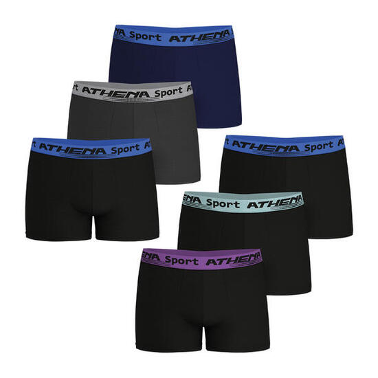 Lot de 6 boxers homme Daily Sport Air