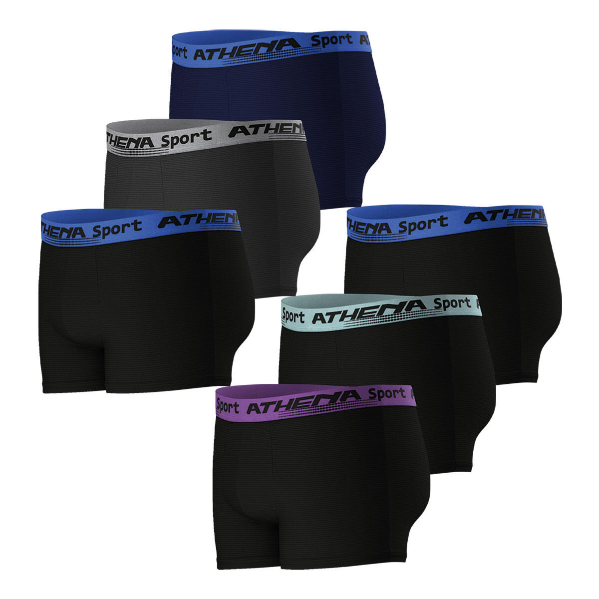 Lot de 6 boxers homme Daily Sport Air 2/7