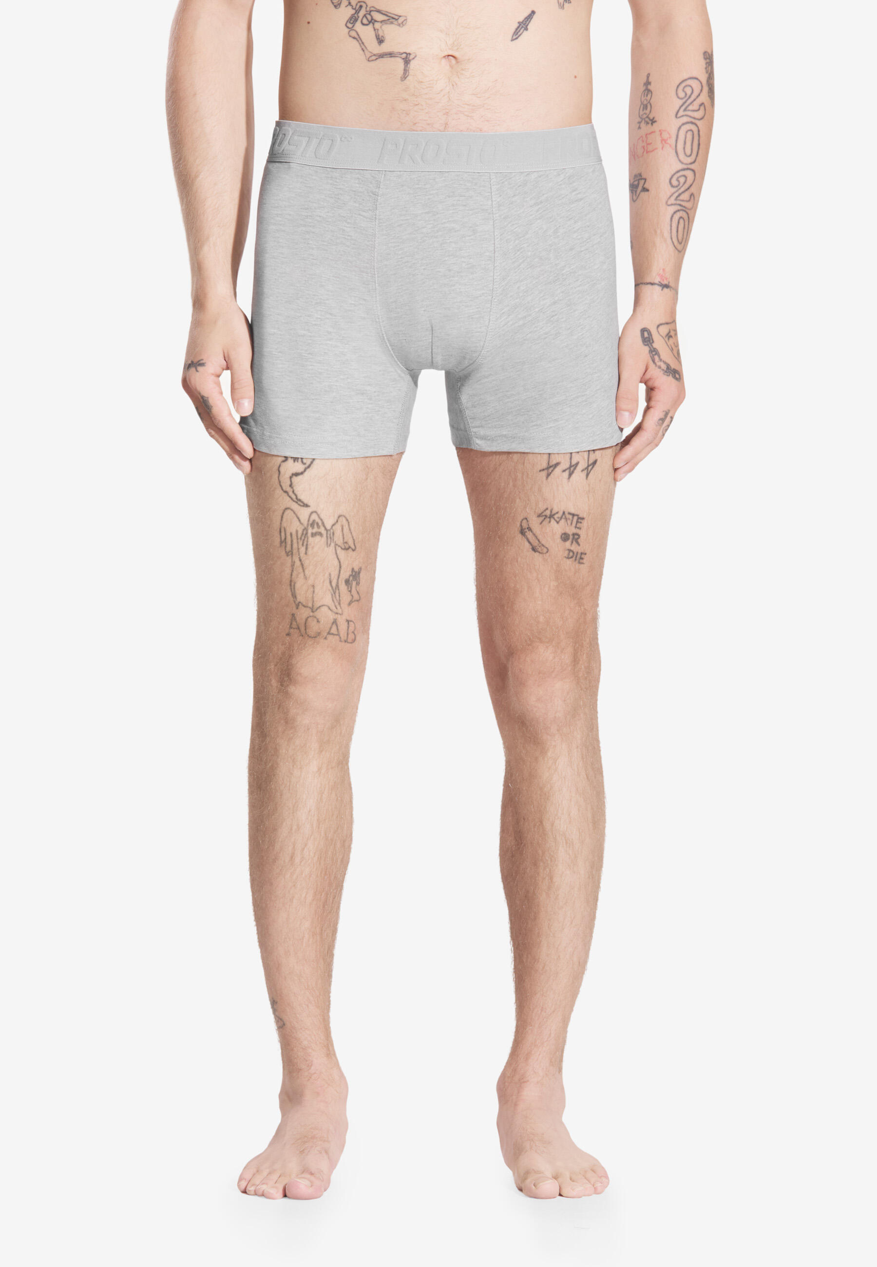 Herrenboxershorts PROSTO KL252MACC 3 5/7