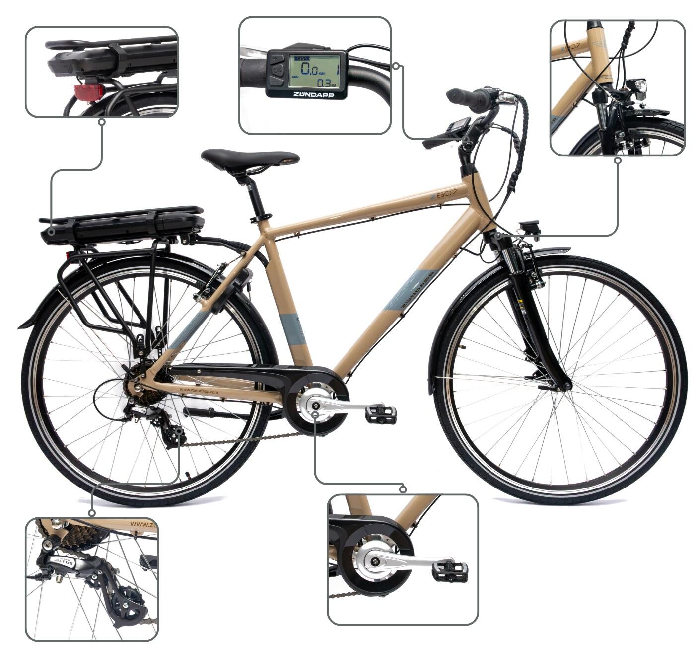 Rower Elektryczny Trekkingowy Zündapp Z807 Koła 28" 3/5