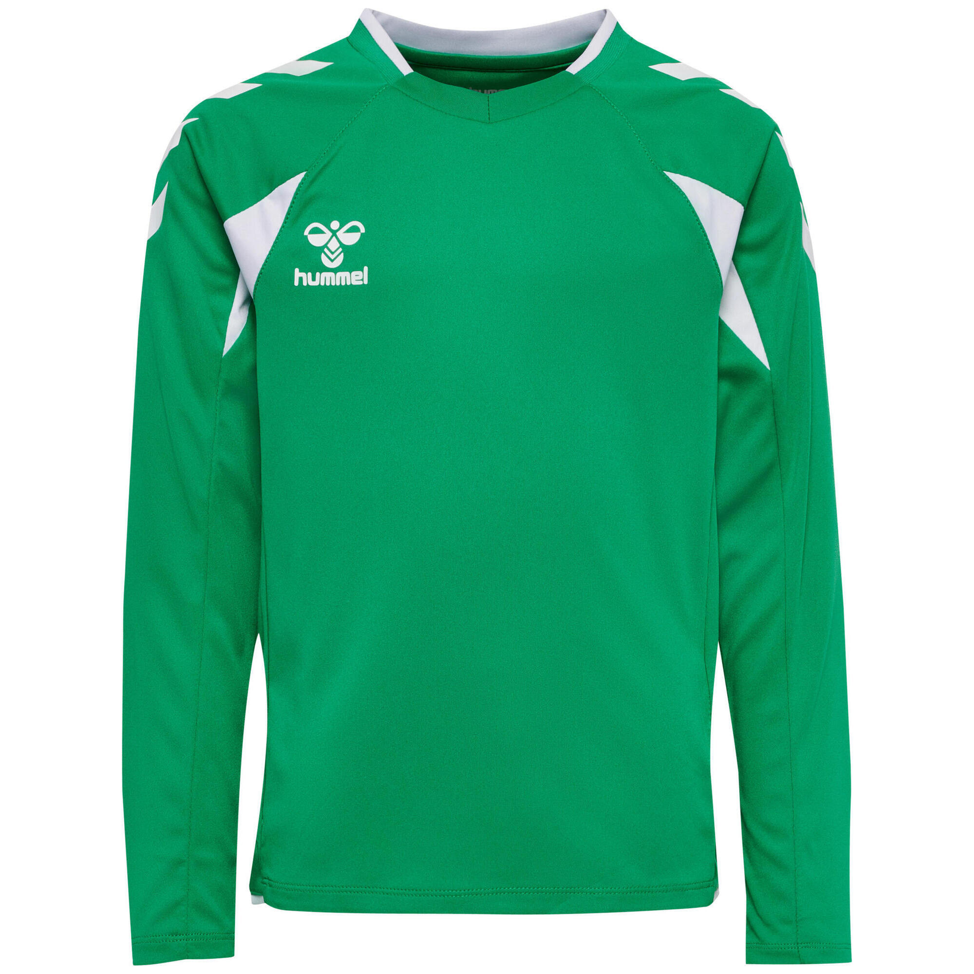 Hummel - Enfiler T-shirt Hmlcore Enfant Hummel - T-shirt Manches Longues - Blanc|vert - Decathlon