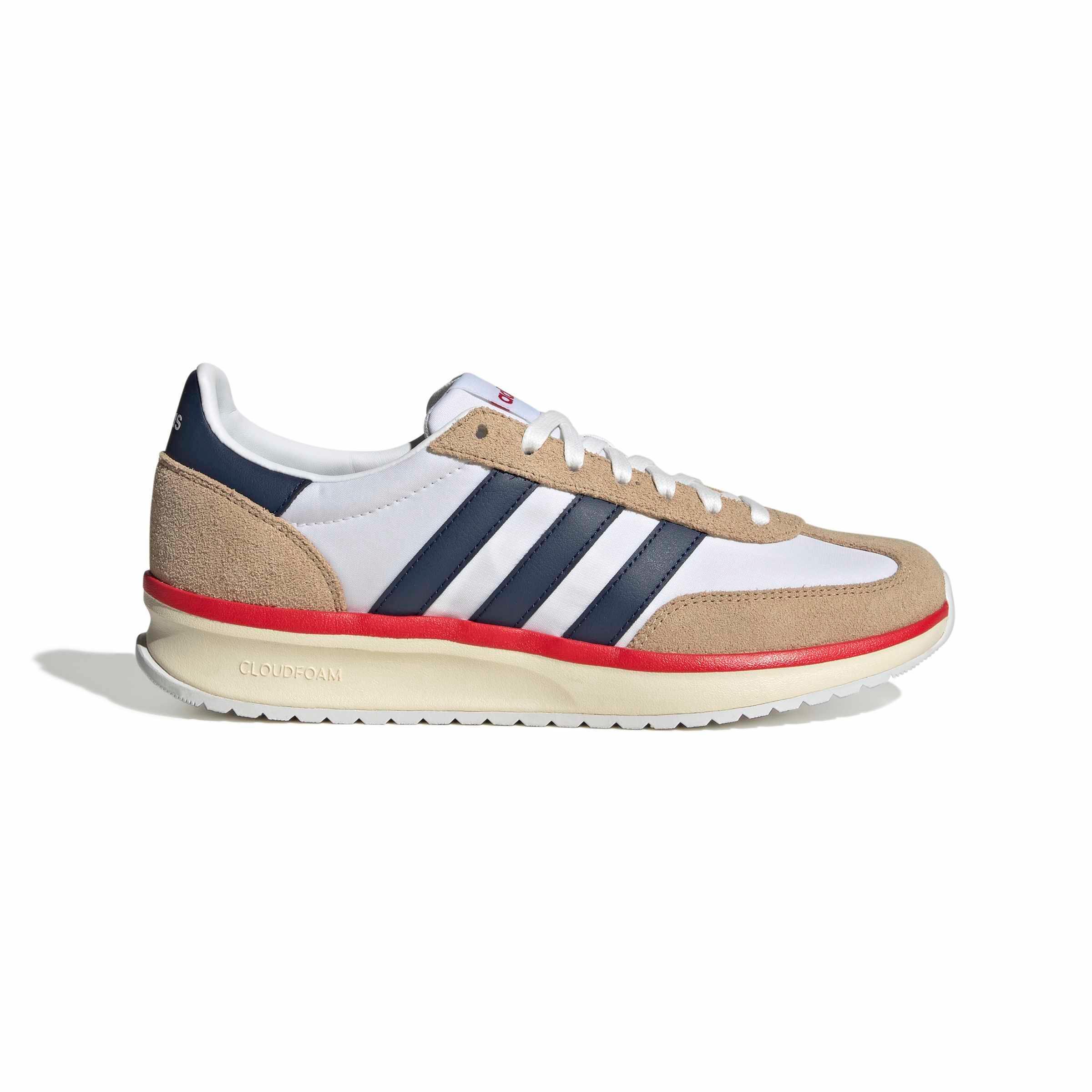 Adidas - Chaussures De Running Adidas 70s 2.0 - Chaussures D'Athlétisme - Blanc|bleu - Decathlon