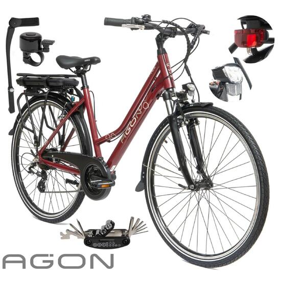 Rower Elektryczny Miejski Agon Avesa Koła 28