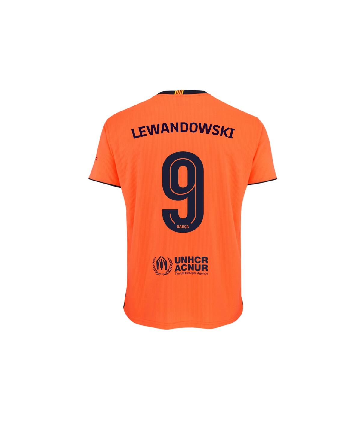 Camiseta Adulto Lewandowski FC Barcelona Prim Equipación Réplica Oficial 25/26 2/7