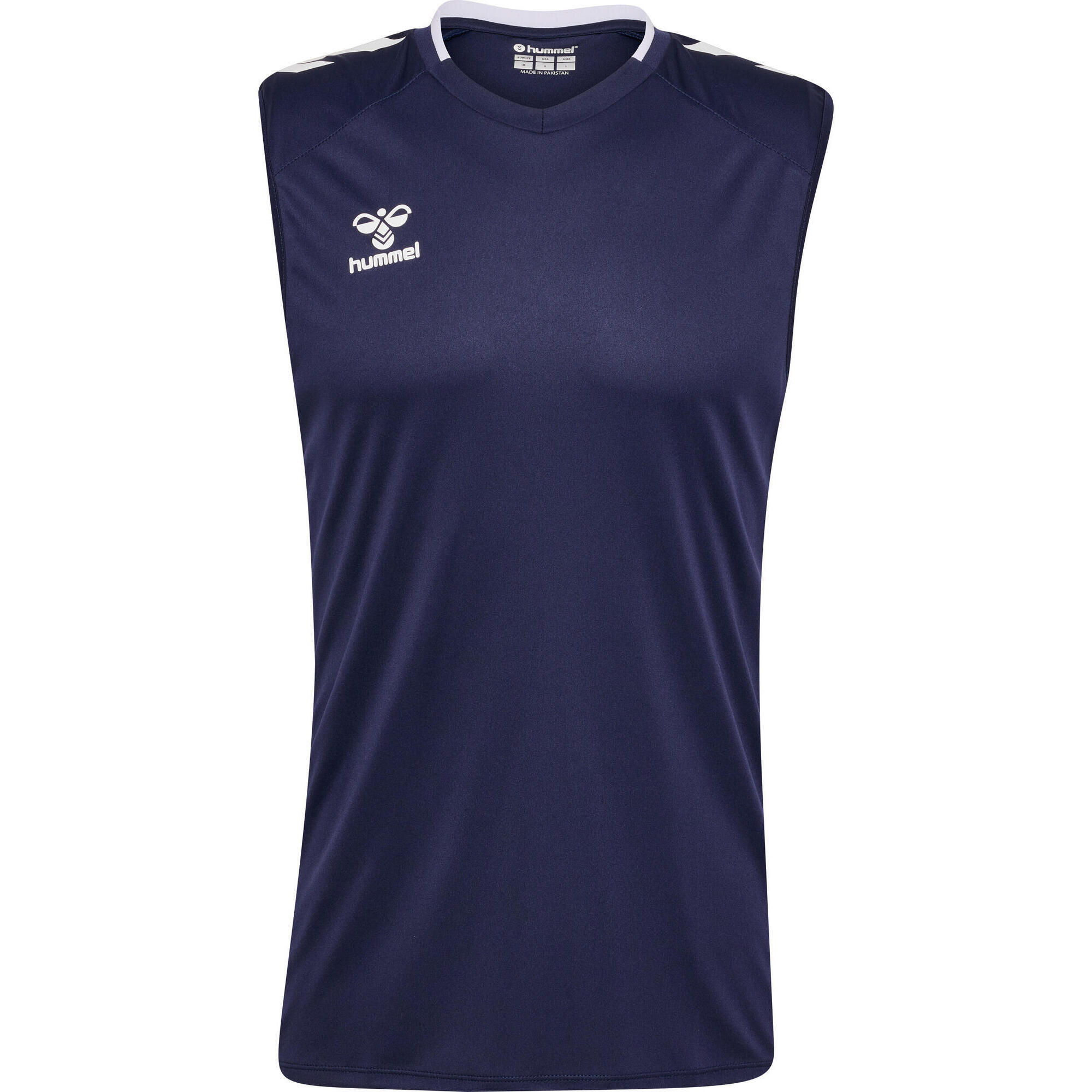 Hummel - Enfiler T-shirt Hmlcore Adulte Hummel - T-shirt Manches Courtes - Blanc|bleu - Decathlon