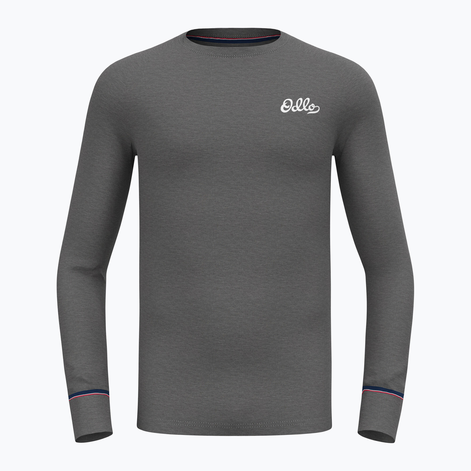 Maillot Manches Longues Odlo Active Warm Original Eco Gris Homme 5/7