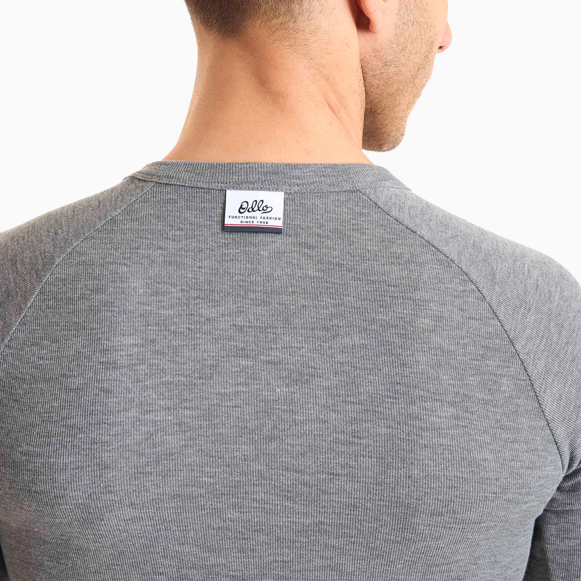 Maillot Manches Longues Odlo Active Warm Original Eco Gris Homme 4/7