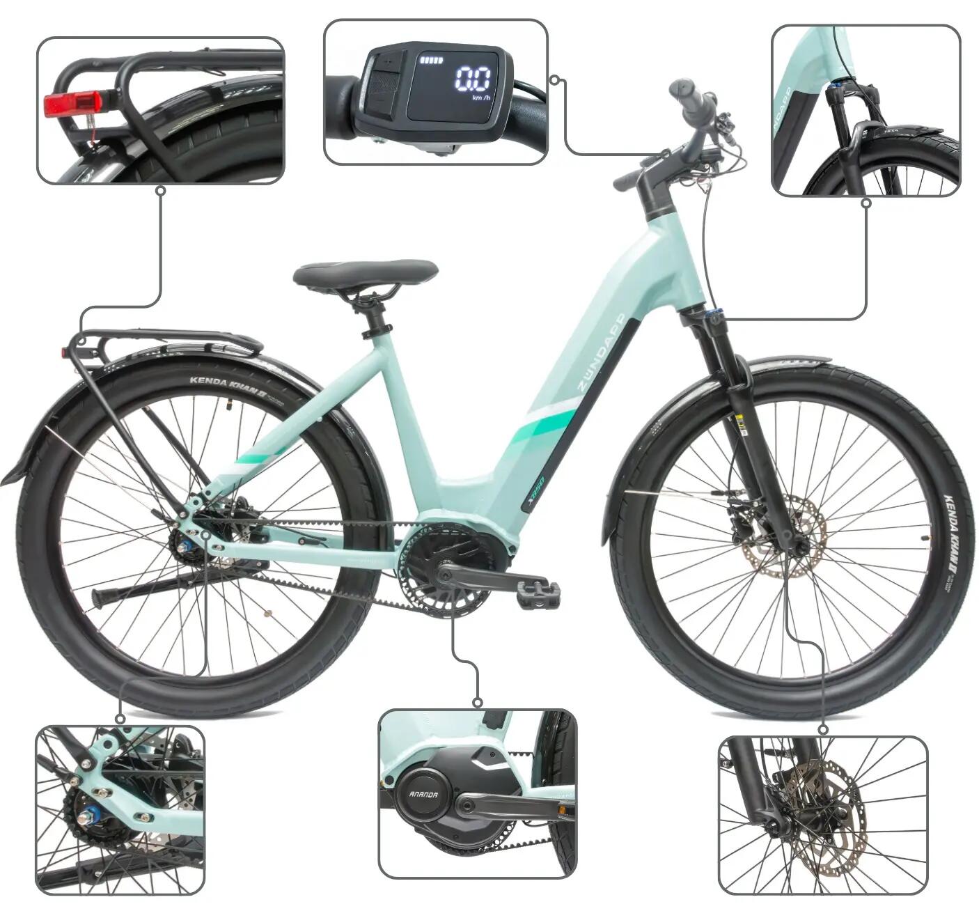 Rower Elektryczny Trekkingowy Zündapp X850 Koła 27,5" 3/5