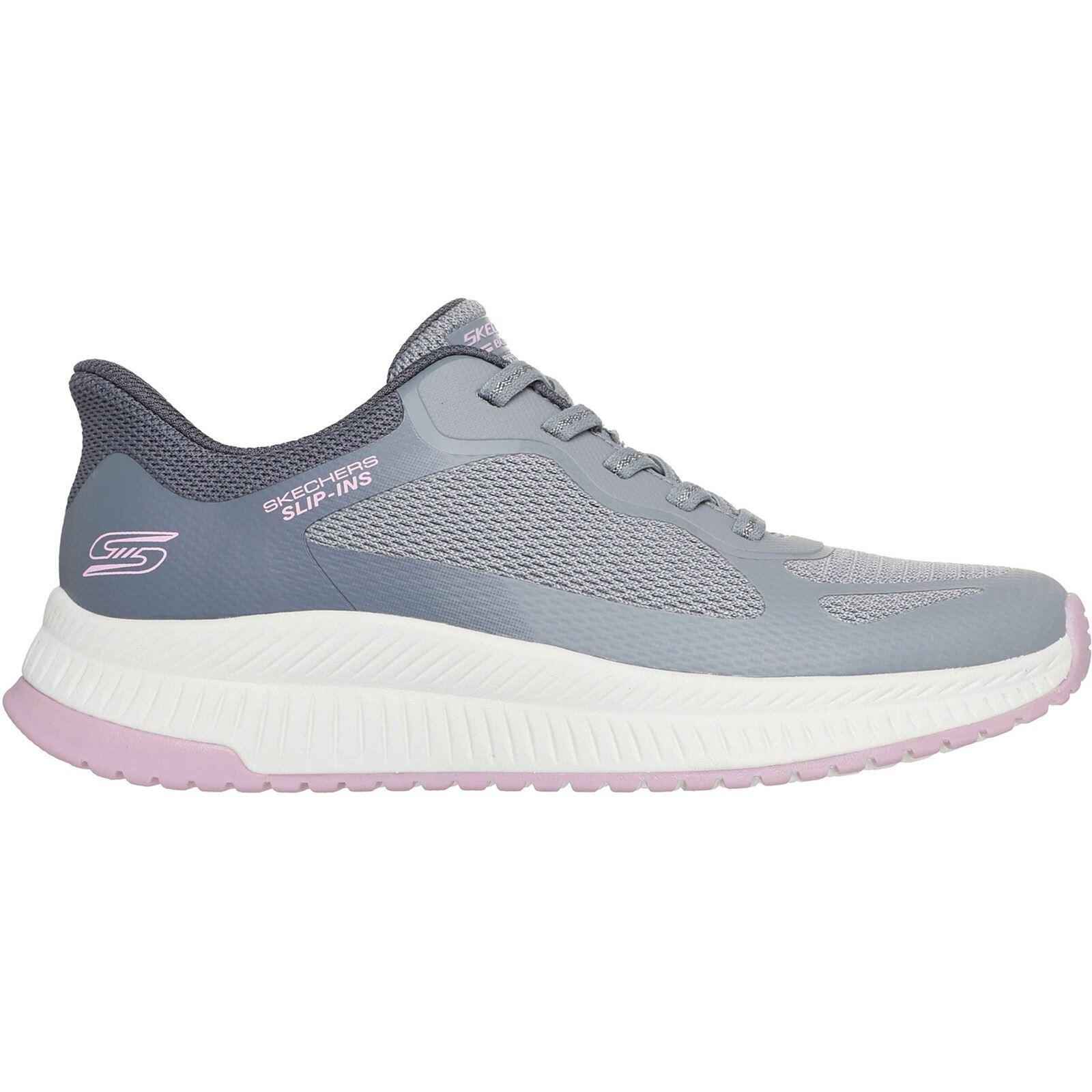 Zapatillas Skechers Mujer Bobs Squad 4 Staple Look Gris 5/5