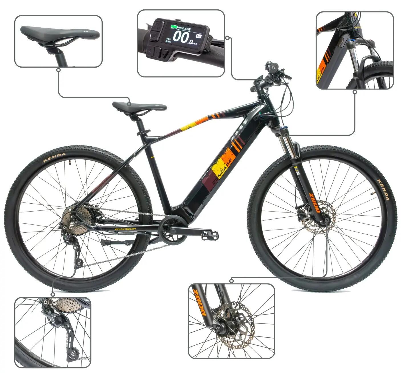 Rower Elektryczny Męski Damski Górski 29" SHIMANO 250 W MTB 2025 Aplikacja 3/5