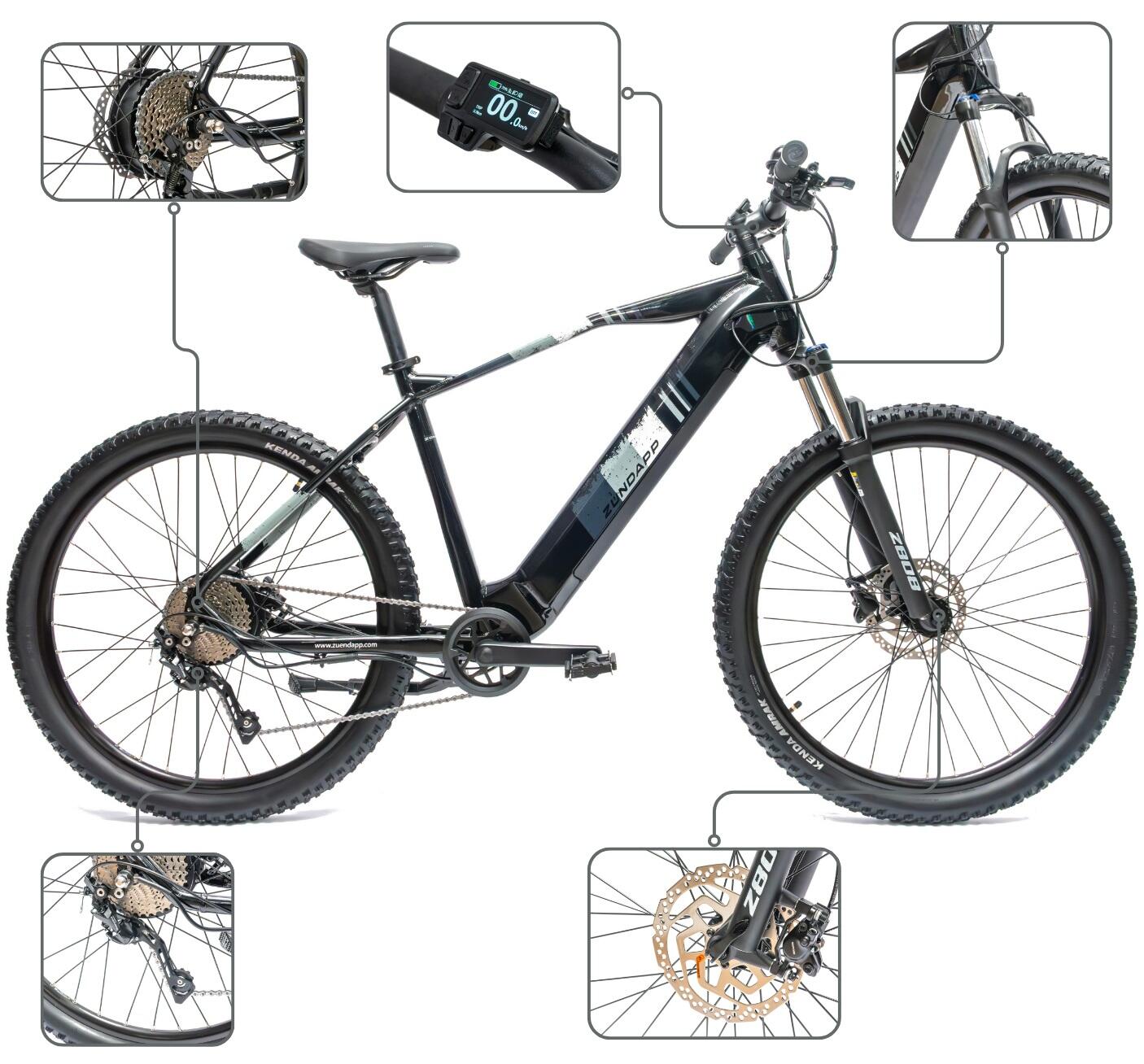 Rower Elektryczny Górski MTB Zündapp Z808 Koła 27,5" 3/6