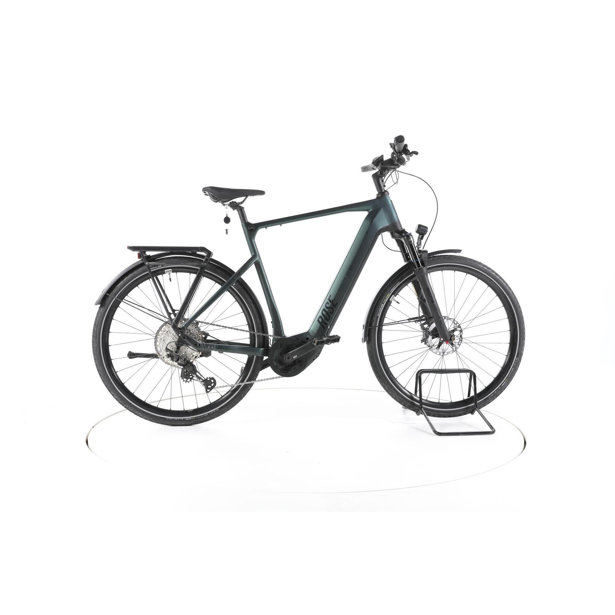 Rose - Reconditionné - Rose Mayor Plus 2 Trekking Vélo Électrique - Très Bon - Vélo Tout Chemin - Noir - 60 - Decathlon