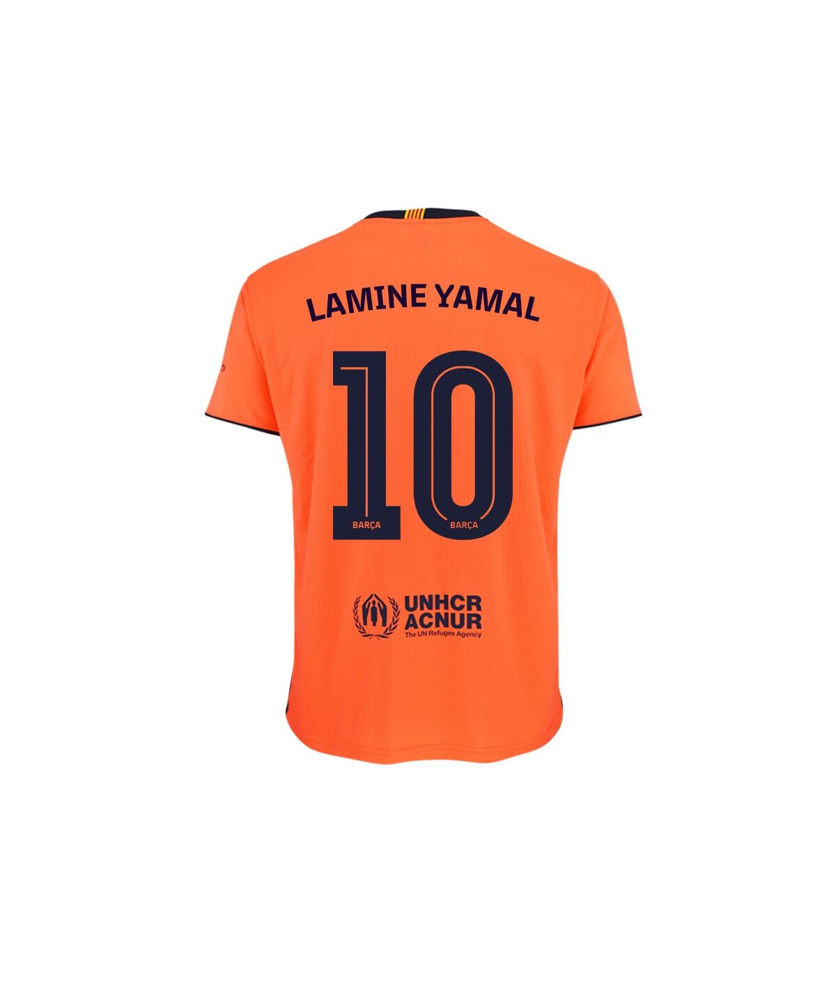 Camisola Lamine Yamal Away Futbol FC Barcelona Réplica Oficial 25/26 Adulto 2/7