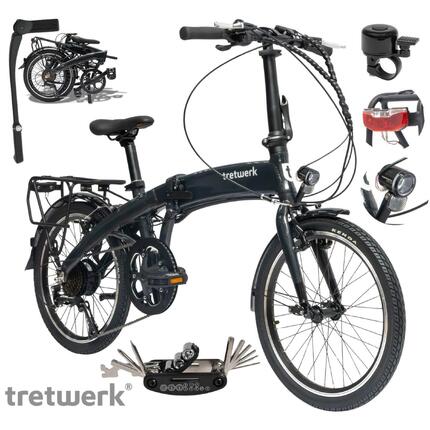 Rower Elektryczny Składany Tretwerk Akimbo Koła 20