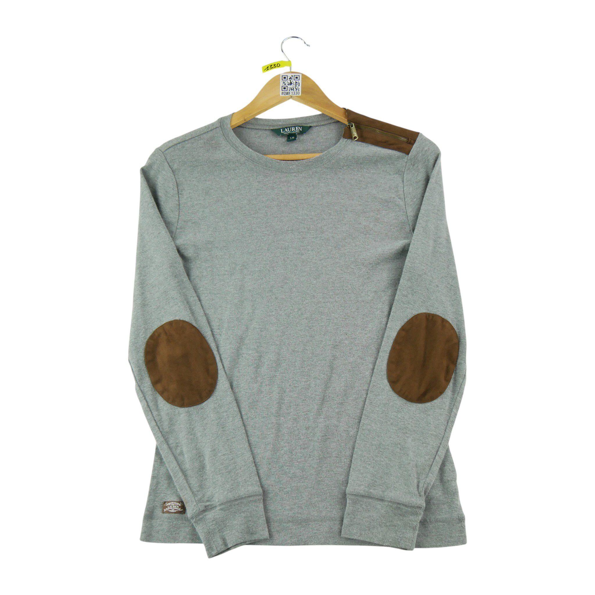 RALPH LAUREN Reconditionné - Pull Femme Gris - Bon État