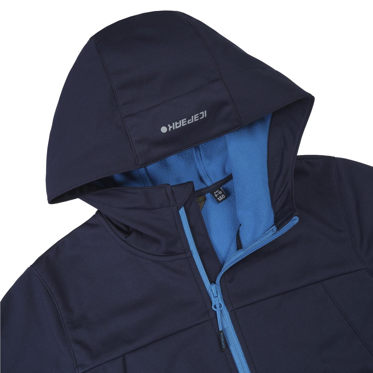 Icepeak Kline Jr Softshelljacke Kinder Jr mit Kapuze 3/5