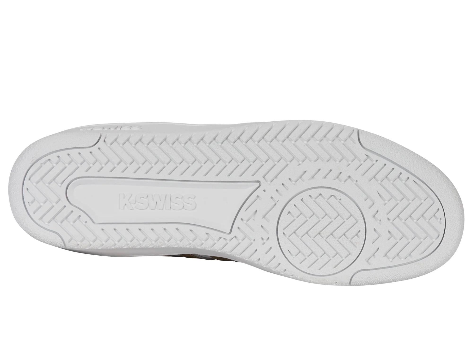 K-SWISS Court Palisades Low - zapatillas blancas, corte bajo, cordones 4/4