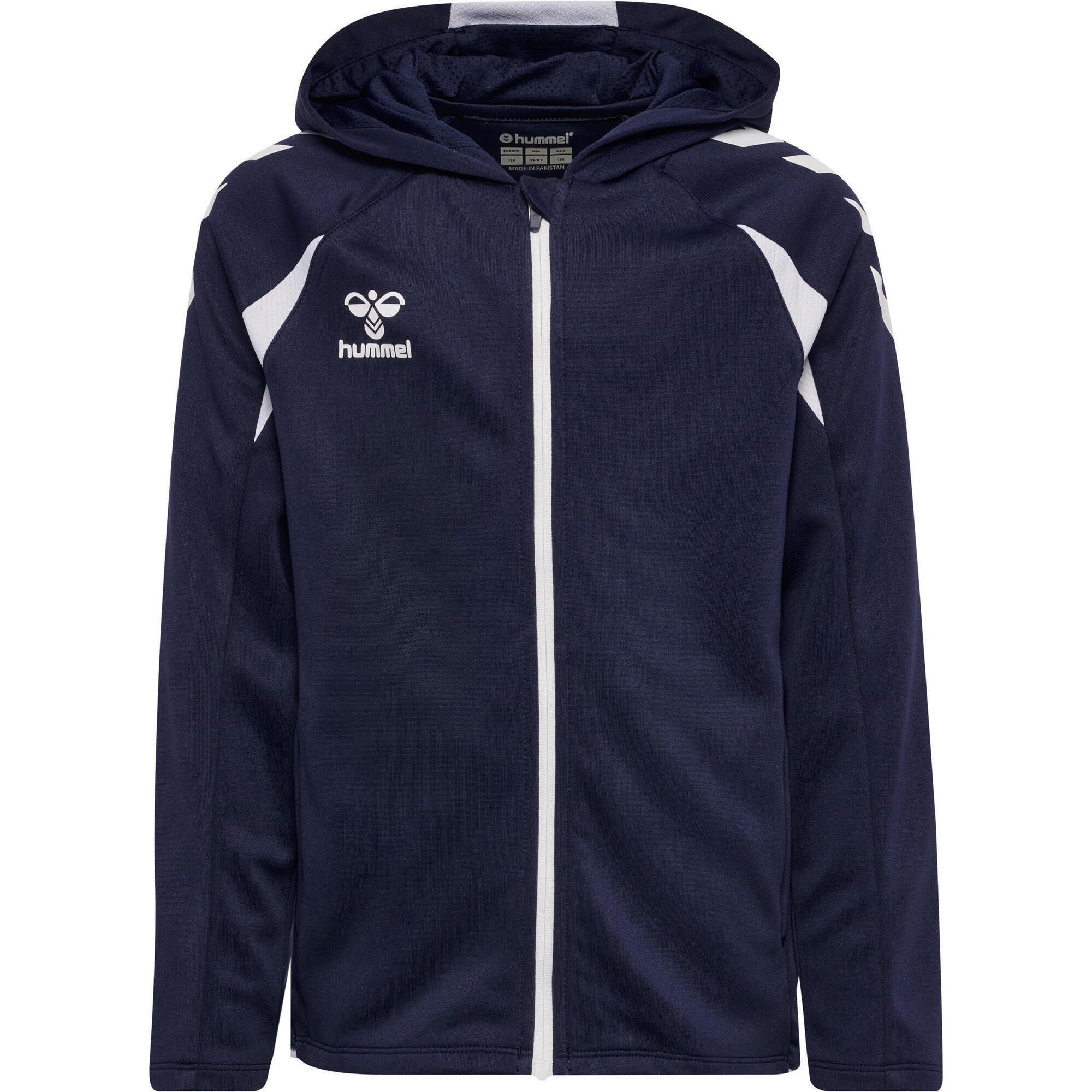 Hummel - Fermeture Éclair Zip Combinaison Hmlcore Enfant Hummel - Sweat Zippé - Blanc|bleu - Decathlon