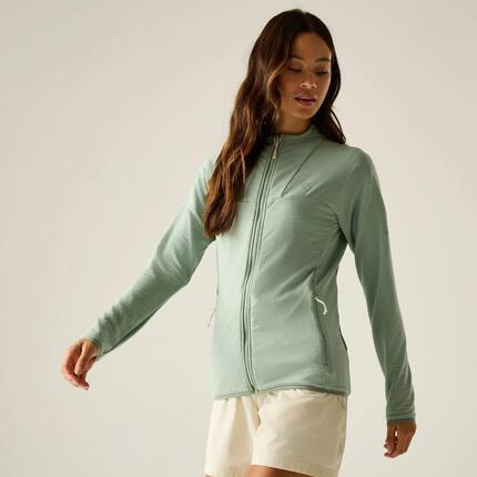 Sous-couche extensible texturée Torrek pour femme, fermeture éclair intégrale