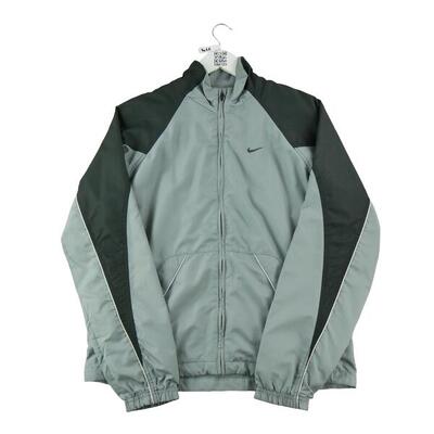 Tweedehands - heren grijs trainingspak jas - als nieuw