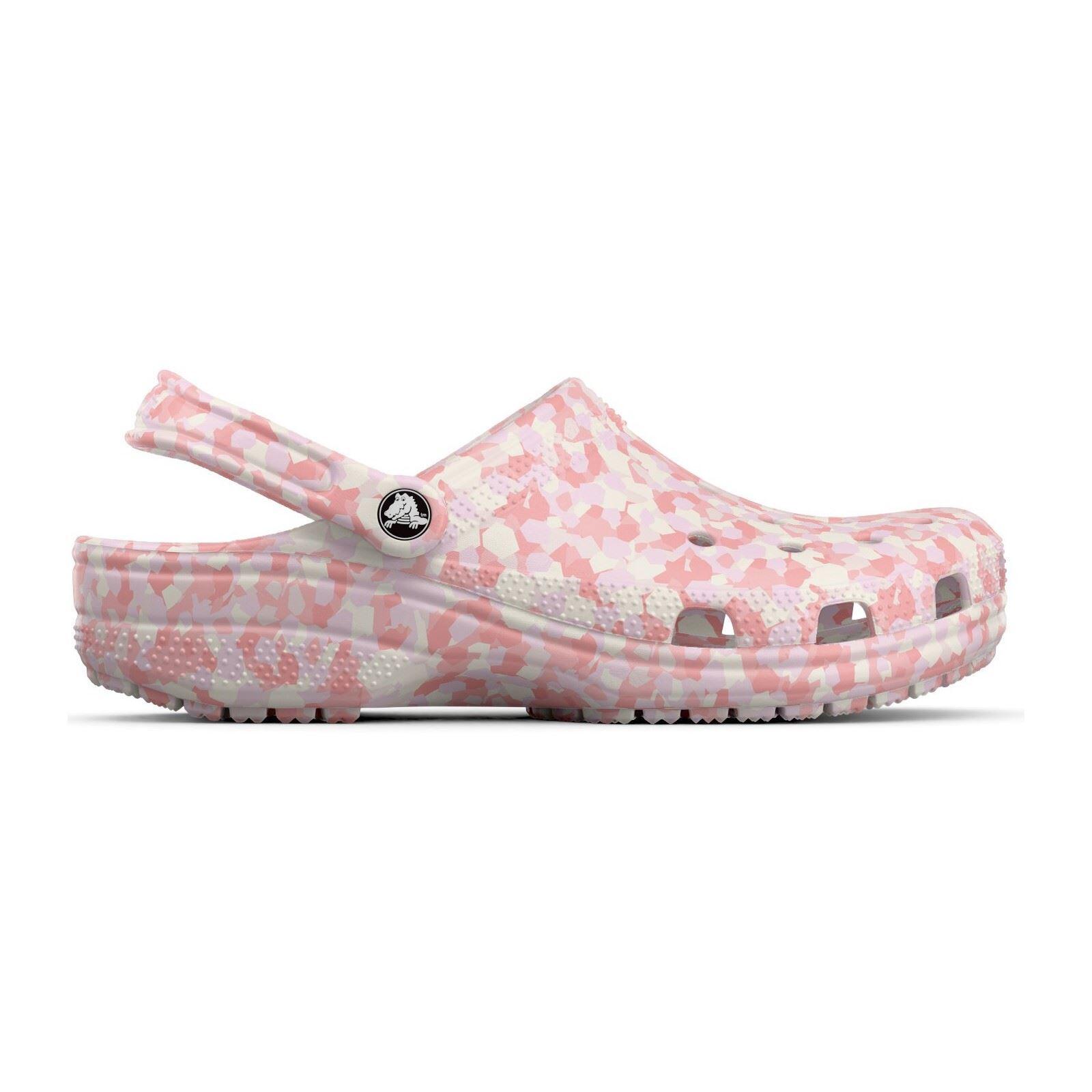 Crocs Classic Confetti Thermoplastic Women's Pink Milk/Mulit Clogs 5/5