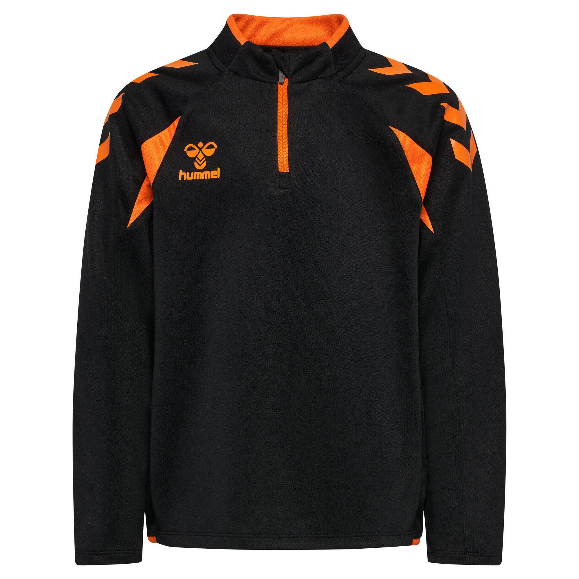 Hummel - Demie-fermeture Éclair Zip Sweat-shirt Hmlcore Enfant Hummel - Pull - Jaune|noir|orange - Decathlon