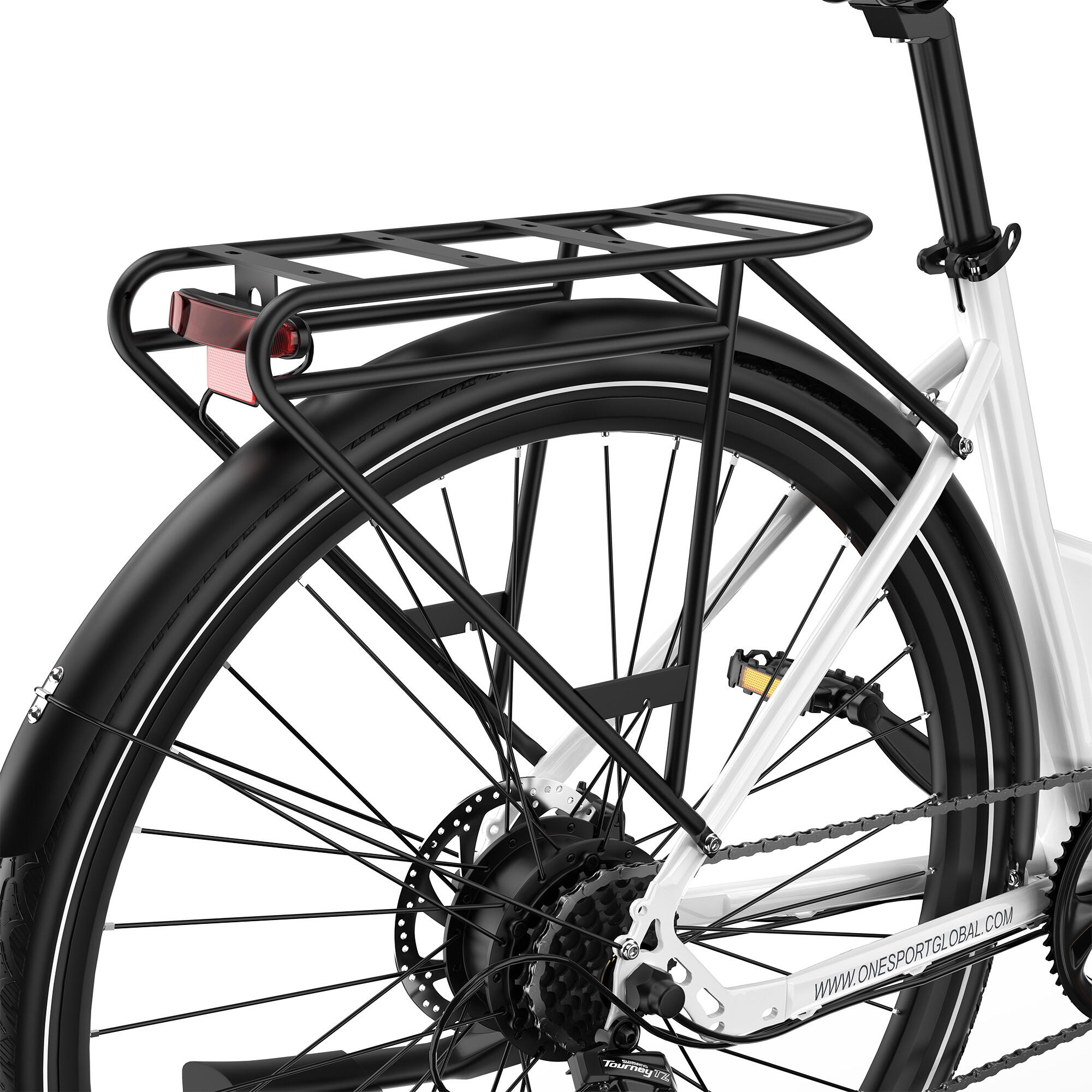 Bicicleta Elétrica OT12 65 km Autonomia 250W Shimano 7V 4/4