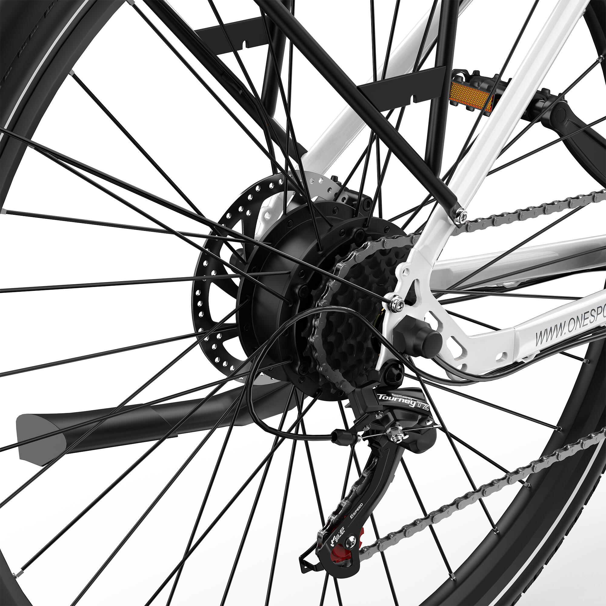 E-bike urbana unissex OT12 – Mobilidade urbana, motor 250W, autonomia 65 km 4/6