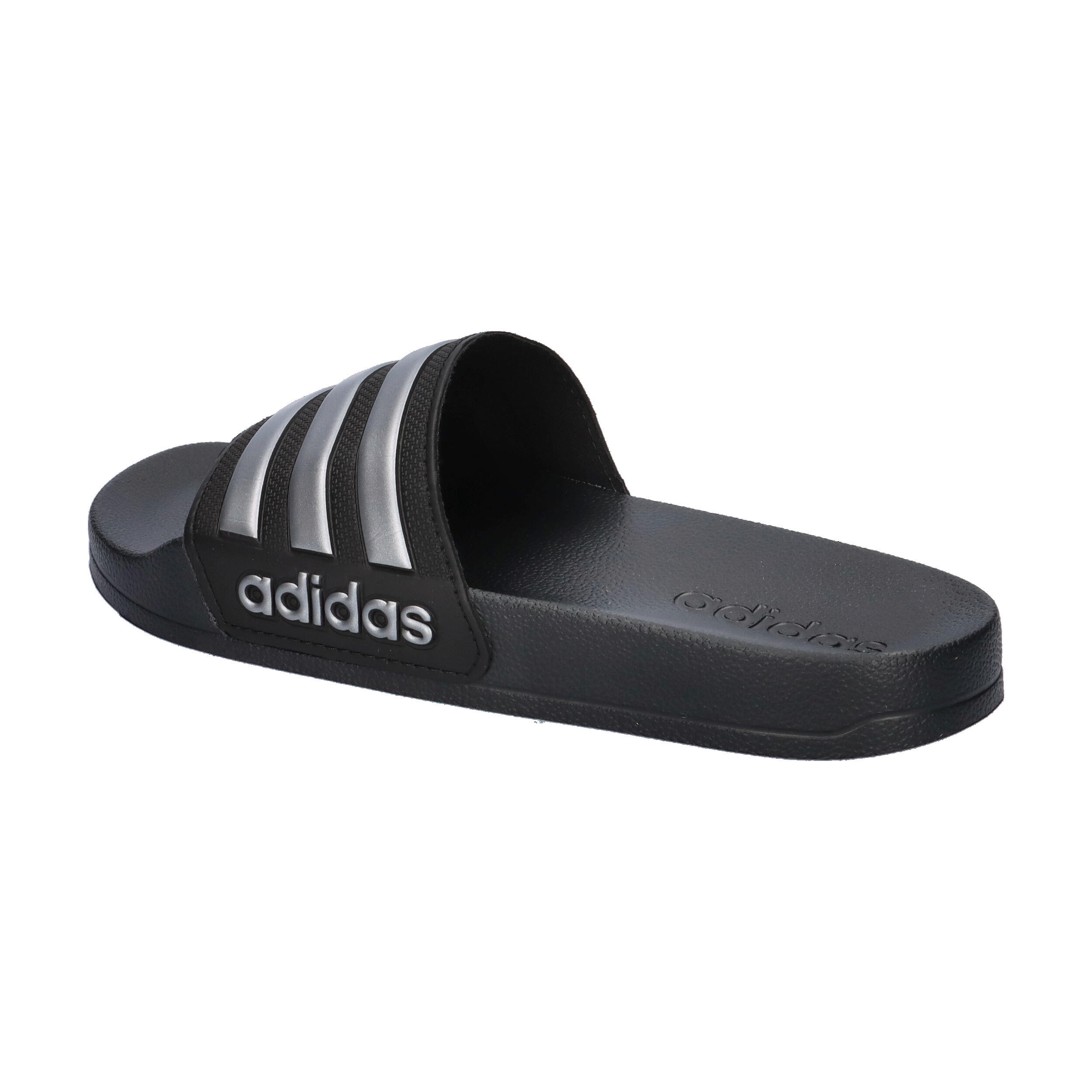 Ciabatta ragazzo adidas adilette shower k - nero\argento 3/7