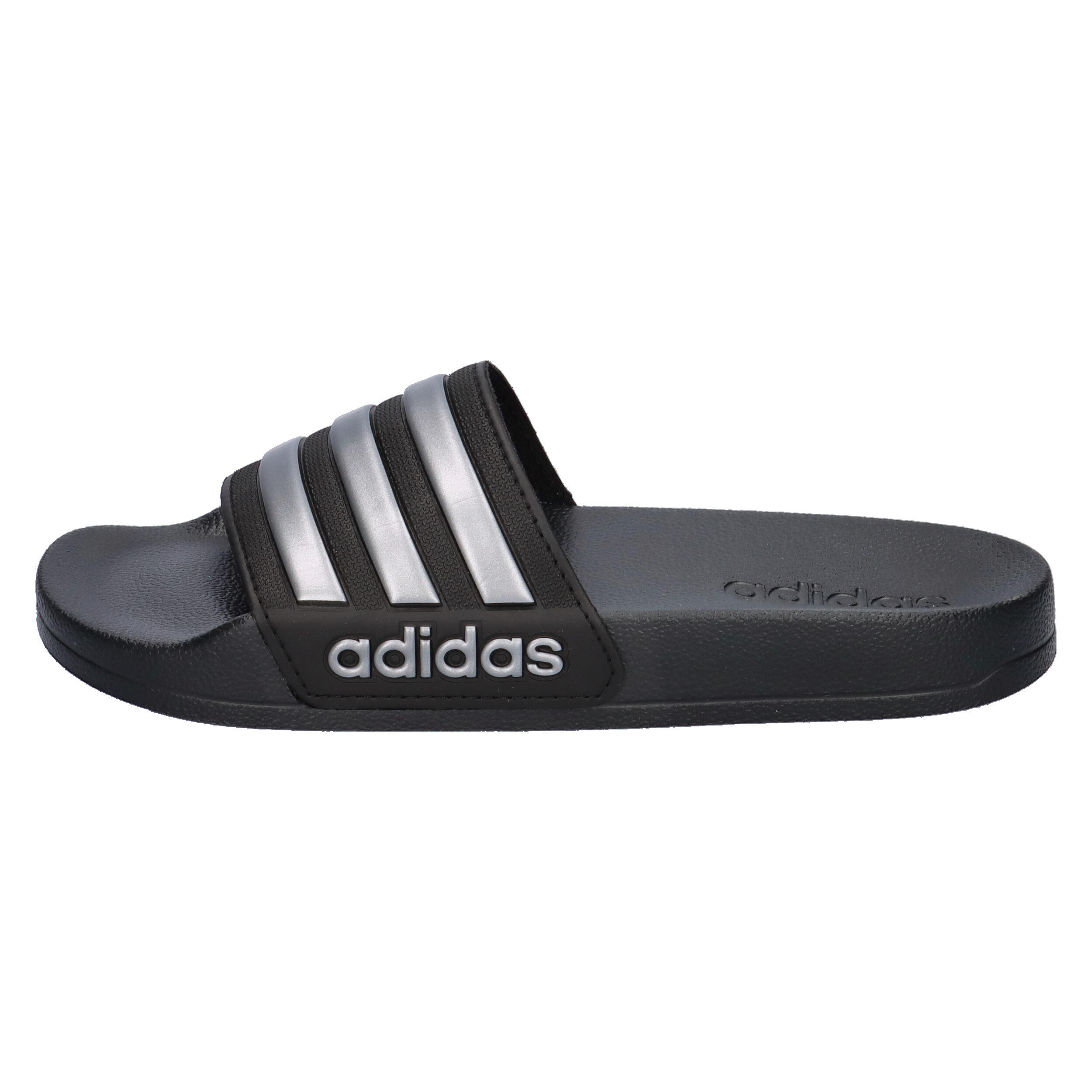Ciabatta ragazzo adidas adilette shower k - nero\argento 2/7