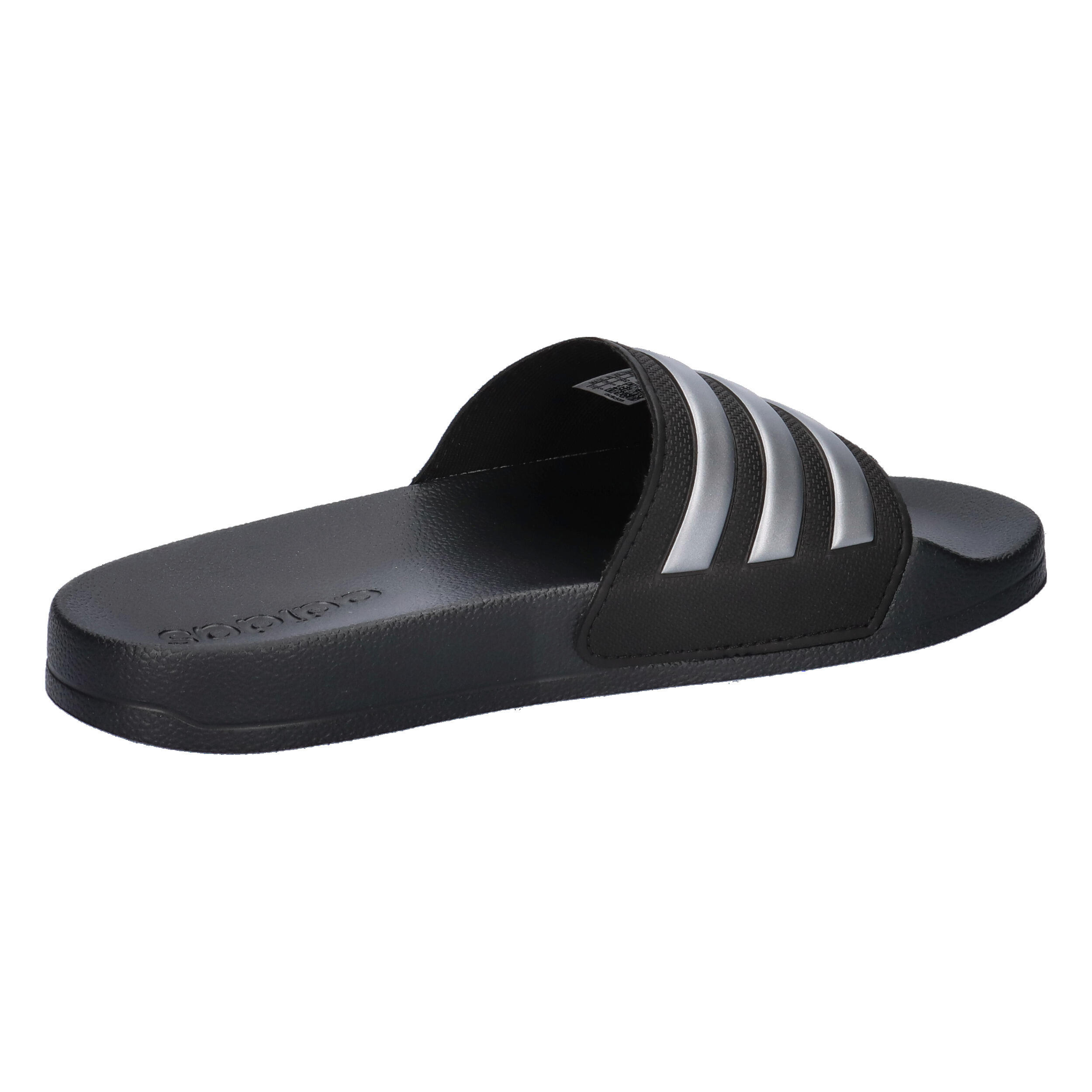 Ciabatta ragazzo adidas adilette shower k - nero\argento 7/7