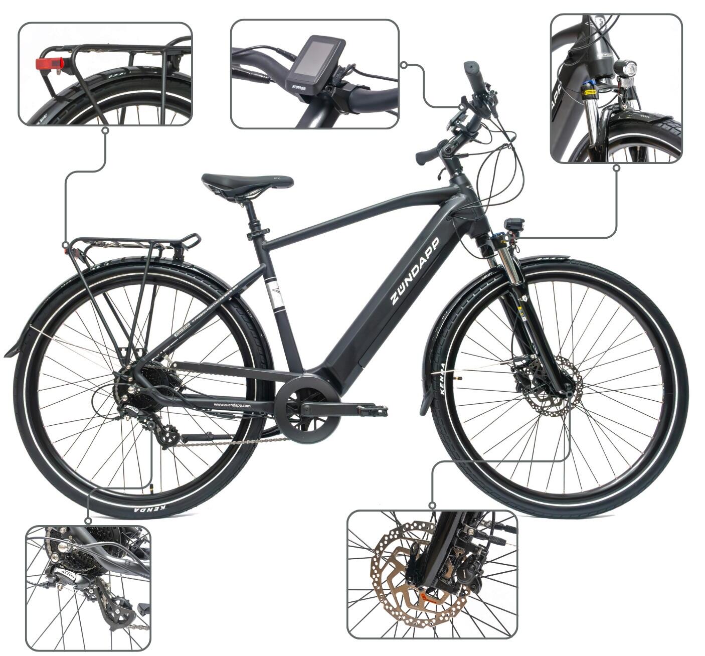 Rower Elektryczny Trekkingowy Zündapp Z810 Koła 28" 3/5