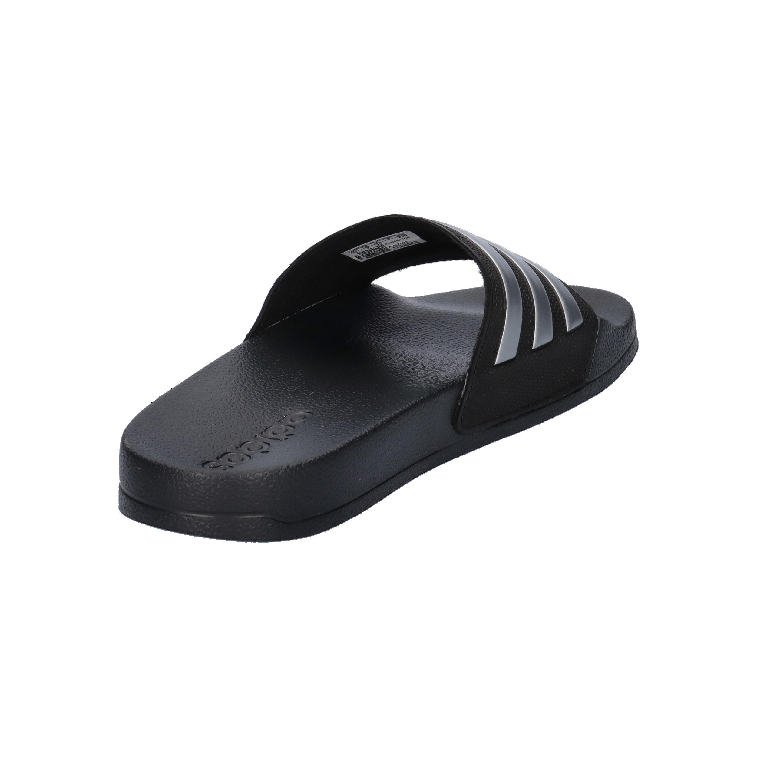 Ciabatta ragazzo adidas adilette shower k - nero\argento 6/7