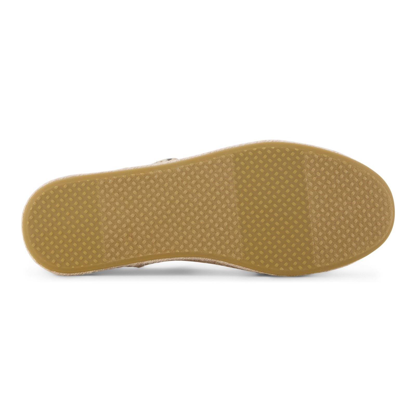 TOMS Carolina Mary Jane Textile Women's Oatmeal Espadrilles 4/6
