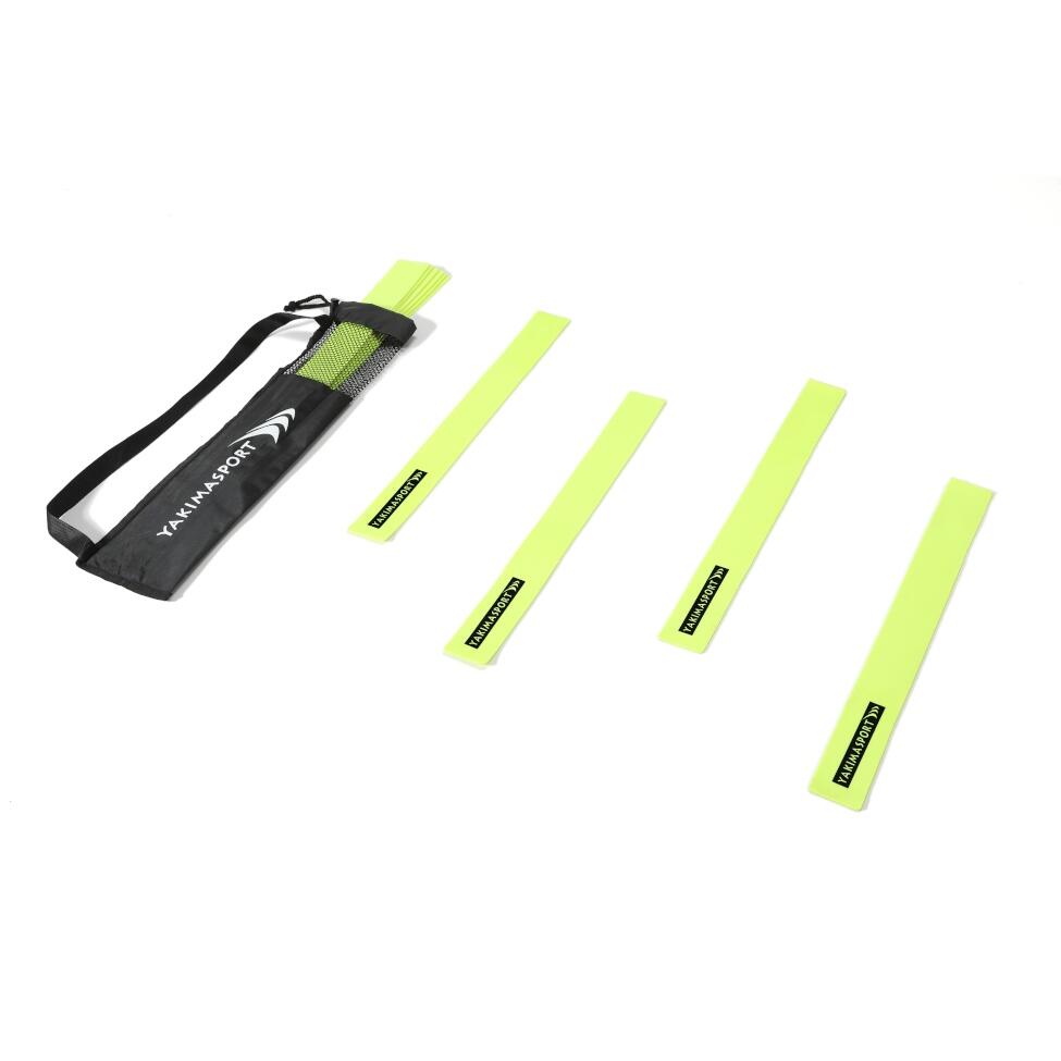 YAKIMASPORT Flache Spielfeldmarkierungen 10er-Set, Gummi, Blau 5/6
